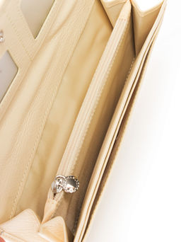 LACCOMA кошелек LA-1081-светло-желтый натуральная кожа