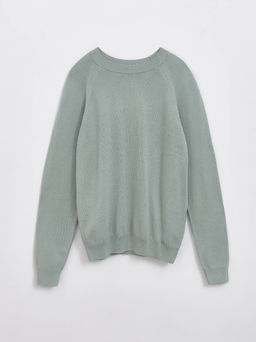CONTE Джемпер из пряжи с хлопком и модалом LDK 139 smoke green