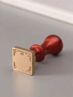 Печать для сургуча с пластиковой ручкой «Фигурная рамка», 6.3×2.5×2.5 см