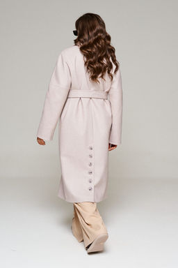 Пальто Beautiful Free 6227 бежевый