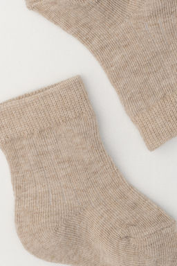 CROCKID, Носки. Цвет: св.бежевый меланж