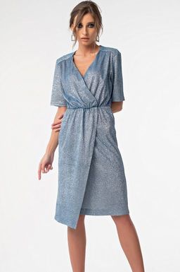 Платье из ткани с напылением - Fly фото 2