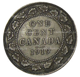 1 цент 1919 года Канада