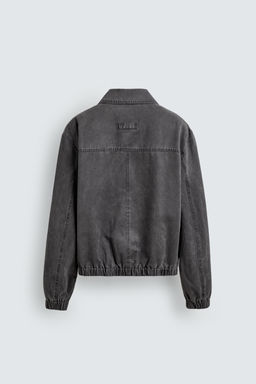 CAZADORA EFECTO ANTE LAVADO / Gris claro - Zara фото 8