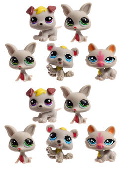 Игрушки - питомцы Crazy Pets, набор 10 фигурок, МИКС
