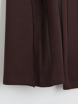 Beli Kemerli Kad?n Pileli Kuma? Pantolon