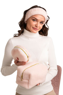 Набор косметичек Тедди пудра