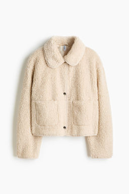 Chaqueta de borreguito con cuello