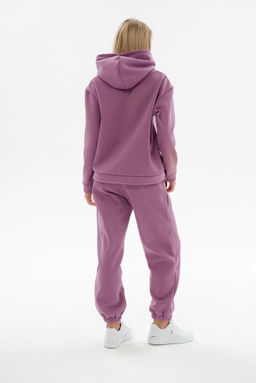 Костюм женский из футера 3х нит.начес Вектор глициния - Амадэль фото 9