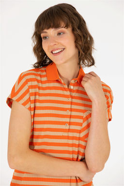 U. S. Polo Assn Женская футболка с воротником-поло Brick - U.s. polo assn фото 11