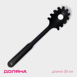 Ложка для спагетти Доляна Орихалк, 30 см, цвет чёрный  фото 5