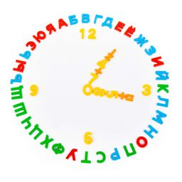 Набор Первые уроки на магнитах (33 буквы + 10 цифр + 5 математических знаков) (в пакете) - Полесье фото 5