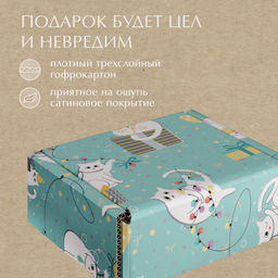 VAL PC-BC-GBk Подарочные коробки - 3шт.: 13*10*4,5, 23*14*7,5, 26*26,5*10см. PARTY CATS, шт - Valiant фото 9