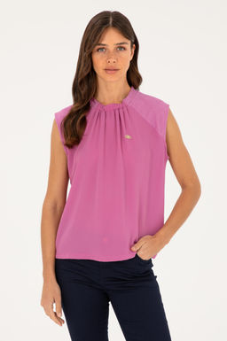 U. S. Polo Assn / Женская фиолетовая футболка