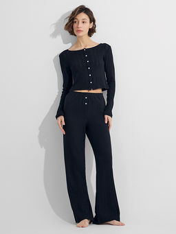 Брюки домашние женские черные