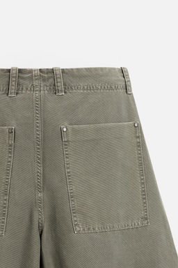 RELAXED FIT FADED TROUSERS - Zara фото 18