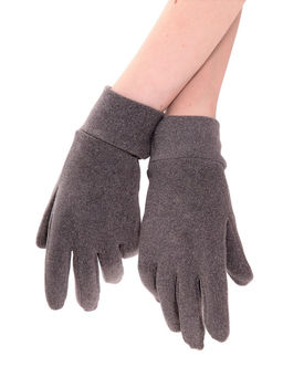 1127 Перчатки для фигурного катания со стразами, из флиса *