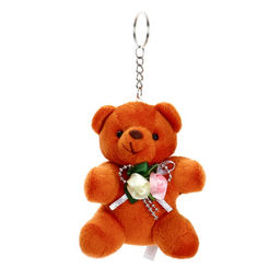 Брелок детский «Мишка с цветами», цвета МИКС