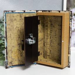 Шкатулка книга - сейф «Сёрфинг. Стиль жизни», дерево, искусственная кожа, 21×13×5 см