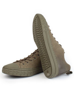 03-N72699-18 GREEN Полуботинки спортивные мужские (натуральная замша)