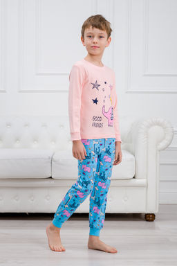 Пижама детская из интерлока Улыбка розовый слон - Амадэль фото 9