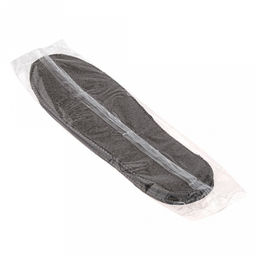 Тапочки одноразовые Standart 37-42рр, спанбонд, подошва - пенополиэтилен, s5мм, 60мкм, с закрытым мысом, легкие, синий, индивидуальная упаковка, SMZ (Россия) - Домашняя мода фото 8