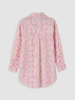 Desenli Oversize Kad?n G?mlek Tunik