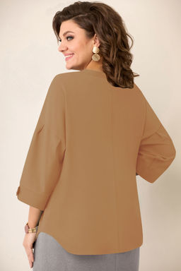 Блуза VOLNA 1300 песочно-желтый  фото 2