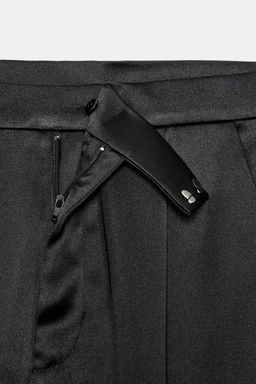 SATIN BALLOON TROUSERS WITH PLEATS - Zara фото 3