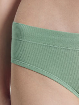 Цена за 2 штуки! Трусы женские слипы мультипак (3 шт.) в бежевом и зеленом цвете - Mark formelle фото 8