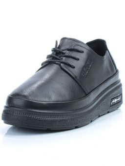 03-5313 BLACK Полуботинки женские (натуральная кожа)