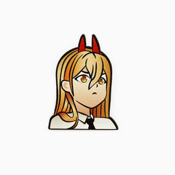 Цена за 20 шт. Значки деревянные Аниме в шоубоксе, 20 шт.