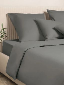 Простыня 150х215 Моноспейс антрацит