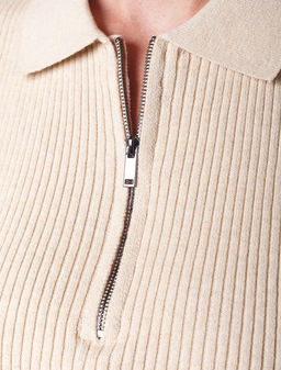 D39.351 Джемпер женский бежевый меланж