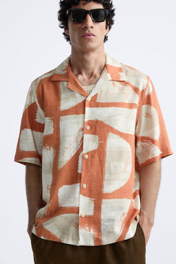 ABSTRACT PRINT SHIRT - Zara фото 5