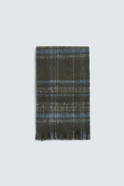 BRUSHED CHECK SCARF