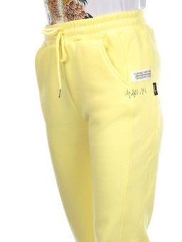 11 YELLOW Брюки спортивные женские на флисе (100% хлопок) 7986 - Fashion фото 4