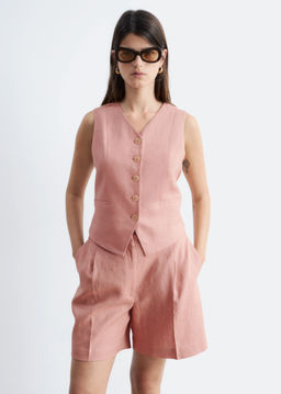 Chaleco de lino - H&m фото 3