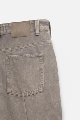 WASHED RELAXED FIT JEANS - Zara фото 10