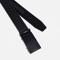 Ремень мужской, ширина 4 см, автомат, пряжка металл, цвет чёрный - Simaland фото 2
