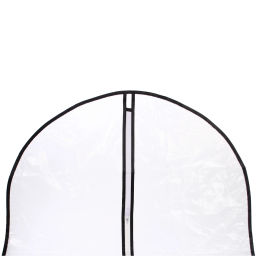 Цена за 4 шт. Чехол для одежды Селфи 60х137 пвх, прозрачный