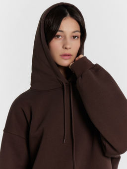 Худи женское коричневое шоколадное мартини 122981 - Mark formelle фото 5