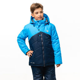 RODOS Утеплённый костюм для мальчика зима М-228д Синий/Васильковый  фото 213