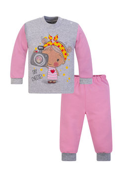 Костюм детский розовыймеланж