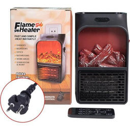 Обогреватель-камин Buro Flame Heater портативный с пультом 1000 Вт