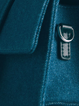 Женская сумка с ручками из денима TENDANCE Артикул 4248262, темно-синий  фото 3