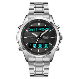 Часы наручные Skmei мужские электронные 2049silver-black