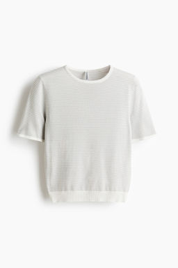 Camiseta de punto fino - H&m фото 7