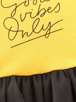 Платье с фатиновой юбкой на праздник UD 6849 горчица - Mini maxi фото 6