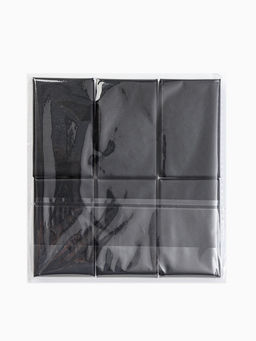 Набор коробочек подарочных 6 шт. под набор «Минимал», 5×8 см, чёрный